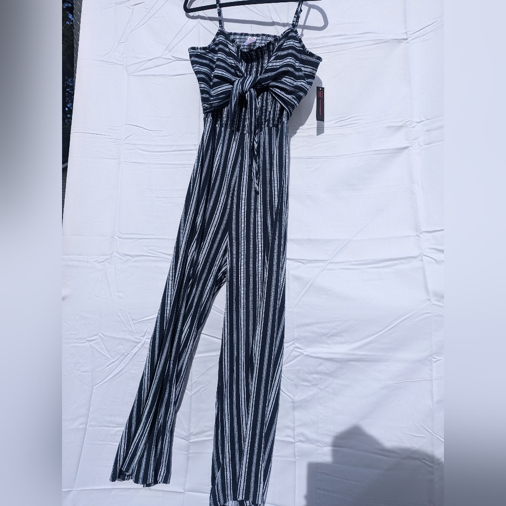 Blue long sleeveless Romper XXL